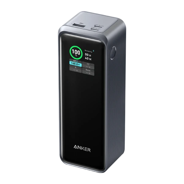 Потужний GaN повербанк з дисплеєм Anker Prime Power Bank 250W, 27650 mAh