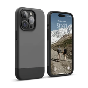 Протиударний чохол з MagSafe elago Glide Case Dark Grey/Black для iPhone 15 Pro