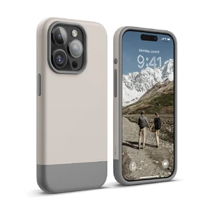 Протиударний чохол з MagSafe elago Glide Case Stone/Grey для iPhone 15 Pro Max