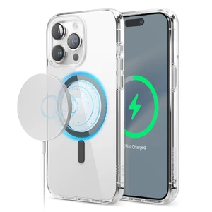 Прозрачный чехол с MagSafe elago Hybrid Clear Case White для iPhone 15 Pro Max - Фото 2