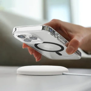 Прозорий чохол з MagSafe elago Hybrid Clear Case Black для iPhone 15 Pro - Фото 4