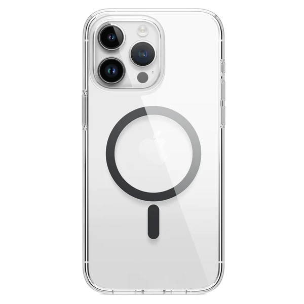 Прозорий чохол з MagSafe elago Hybrid Clear Case Black для iPhone 15 Pro