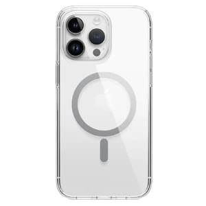 Прозорий чохол з MagSafe elago Hybrid Clear Case Medium Grey для iPhone 15 Pro Max