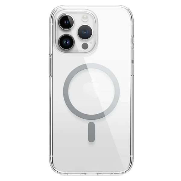 Прозорий чохол з MagSafe elago Hybrid Clear Case Medium Grey для iPhone 15 Pro Max