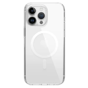 Прозорий чохол з MagSafe elago Hybrid Clear Case White для iPhone 15 Pro ES15MSHB61PRO-TRWH - Фото 1