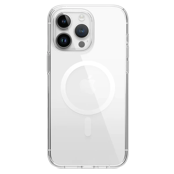 Прозорий чохол з MagSafe elago Hybrid Clear Case White для iPhone 15 Pro