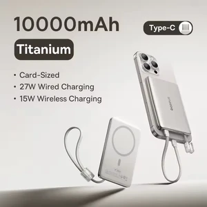 Портативний зарядний пристрій Baseus PicoGo AM11 Magnetic Power Bank Type-C 10000mAh Titanium