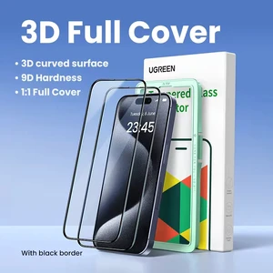Защитное стекло UGREEN 9D With Black Border для iPhone 17