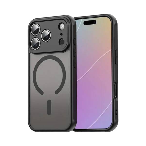 Протиударний матовий чохол iLoungeMax Matte MagSafe Black для iPhone 17
