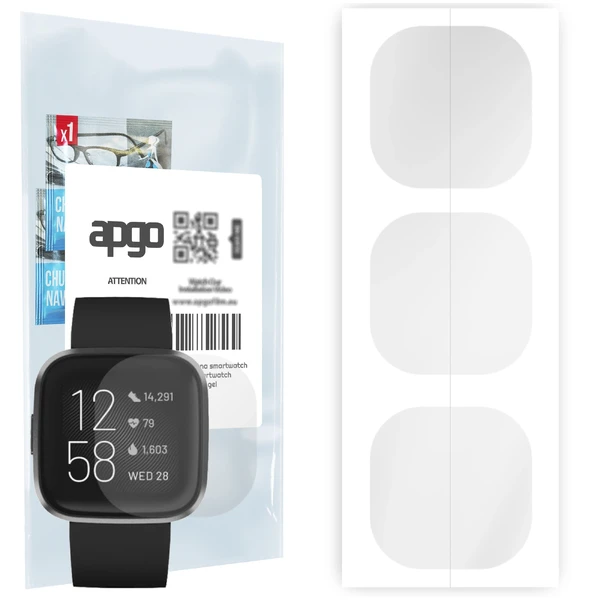 Гідрогелева захисна плівка iLoungeMax Hydrogel Clear для Fitbit Versa 2 (4 шт.)