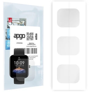 Гидрогелевая защитная пленка iLoungeMax Hydrogel Clear для Amazfit Bip 3 /3 Pro 6 шт.  - Фото 1
