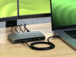 Хаб (адаптер) Satechi Slim Hub Pro с поддержкой Thunderbolt 4, 40 Гбит/с и зарядкой 96 Вт для MacBook - Фото 3