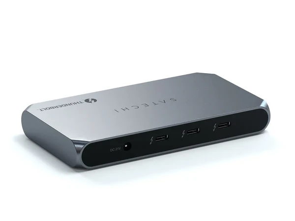 Хаб (адаптер) Satechi Slim Hub Pro з підтримкою Thunderbolt 4, 40 Гбіт/с та зарядкою 96 Вт для MacBook у Броварах