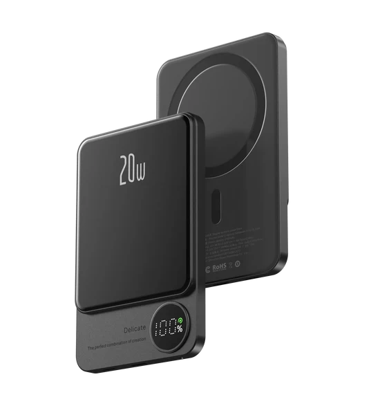 Повербанк iLoungeMax MagSafe PowerBank 20W Ultra Slim 5000mAh Black для iPhone в Виннице