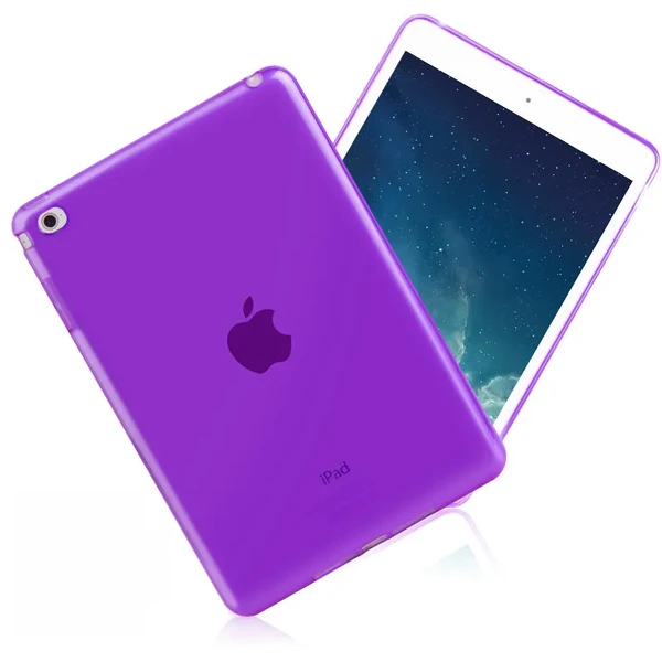 Прозорий iLoungeMax TPU чохол Silicol Purple для iPad mini 4 в Одесі