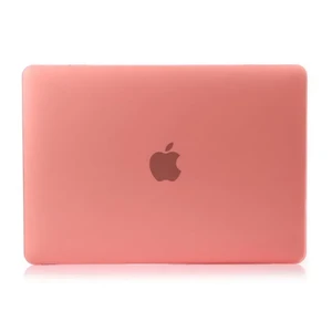 Рожевий пластиковий чохол iLoungeMax Soft Touch для MacBook Air 13" (2009-2017) - Фото 2
