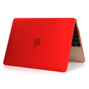 Червоний пластиковий чохол iLoungeMax Soft Touch для MacBook Air 13" (2009-2017) - Фото 3
