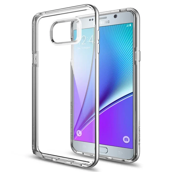 Чохол Spigen Neo Hybrid Crystal Satin Silver для Samsung Galaxy Note 5 у Житомирі