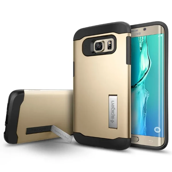 Чохол Spigen Slim Armor Champagne Gold для Samsung Galaxy S6 Edge +