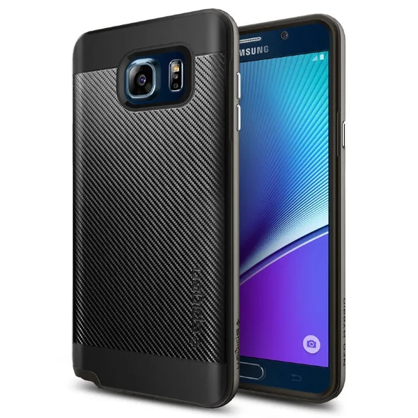 Чохол Spigen Neo Hybrid Carbon Gunmetal для Samsung Galaxy Note 5 у Броварах
