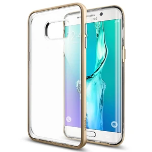 Чохол Spigen Neo Hybrid Crystal Champagne Gold для Samsung Galaxy S6 Edge +  - Фото 1