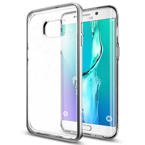 Чохол Spigen Neo Hybrid Crystal Satin Silver для Samsung Galaxy S6 Edge +