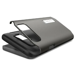 Чохол Spigen Slim Armor Gunmetal для Samsung Galaxy Note 5 - Фото 4