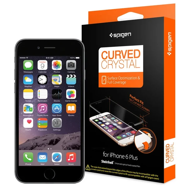 Захисна плівка Spigen Steinheil Curved Crystal для iPhone 6 Plus | 6s Plus