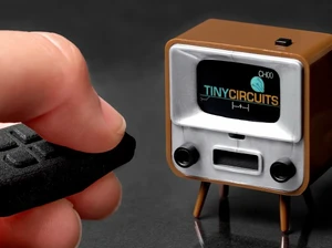 Портативний ретро-телевізор TinyCircuits TinyTV 2 з фільмами та шоу - Фото 2