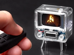 Портативний ретро-телевізор TinyCircuits TinyTV 2 з фільмами та шоу - Фото 3