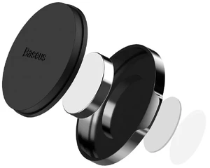 Универсальный магнитный держатель для iPhone/телефона | Baseus Small Ears Flat Black - Фото 2