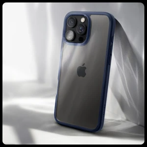 Прозорий синій чохол Spigen Ultra Hybrid для iPhone 16 Pro - Фото 6