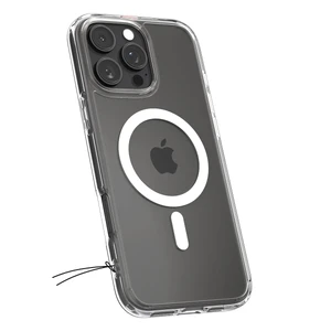 Прозрачный белый чехол Spigen Ultra Hybrid Mag для iPhone 16 Pro - Фото 6