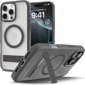 Полупрозрачный серый чехол Spigen Ultra Hybrid S Mag для iPhone 16 Pro Max 8809971232593 - Фото 1