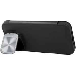 Черный чехол-книга с защитой камеры Nillkin Qin для iPhone 16 Pro Max - Фото 4