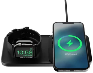 Беспроводная зарядка Nomad Base One Max MagSafe Charger Carbide для iPhone | Apple Watch - Фото 9