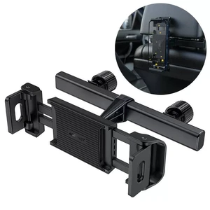 Автодержатель на подголовник iLoungeMax Headrest Series Black для телефона | планшета D8 - Фото 1