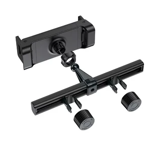 Автодержатель на подголовник iLoungeMax Headrest Series Black для телефона | планшета - Фото 3
