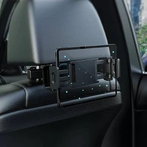 Автодержатель на подголовник iLoungeMax Headrest Series Black для телефона | планшета - Фото 7