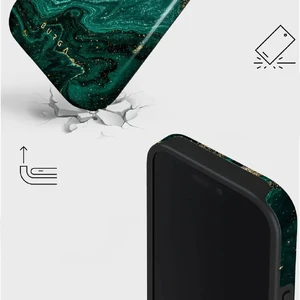 Магнитный чехол Burga Emerald Pool Tough для iPhone 16 Pro - Фото 5