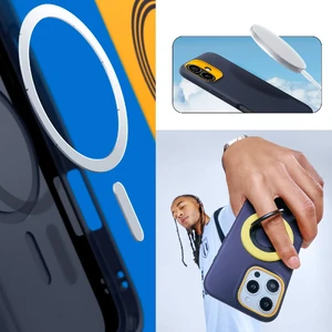 Сине-желтый чехол Spigen Caseology Nano Pop MagSafe для iPhone 16 - Фото 11