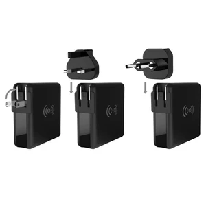 Універсальний зарядний пристрій з бездротовою зарядкою Adonit Wireless TravelCube Power Bank 6700mAh - Фото 9