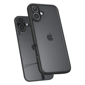 Прозорий чорний чохол Spigen Ultra Hybrid для iPhone 16 - Фото 5