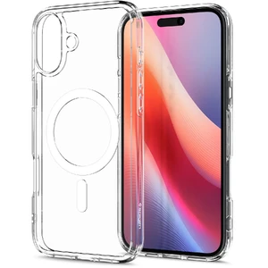 Прозорий білий чохол Spigen Ultra Hybrid Mag для iPhone 16 Plus - Фото 4