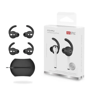Силіконові накладки iLoungeMax AhaStyle Ear Hooks Black для AirPods | EarPods - Фото 2