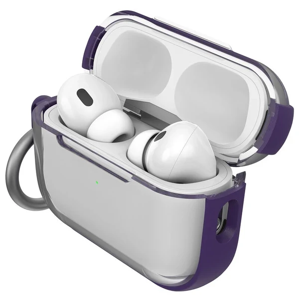 Пластиковий чохол з карабіном для AirPods Pro 2 | OtterBox Lumen Purple