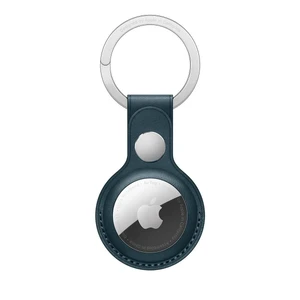 Кожаный брелок с кольцом Apple Leather Key Ring Baltic Blue (MHJ23) для AirTag