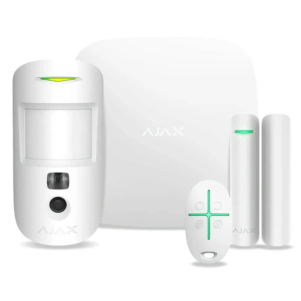 Охоронна система Ajax StarterKit Cam Plus White