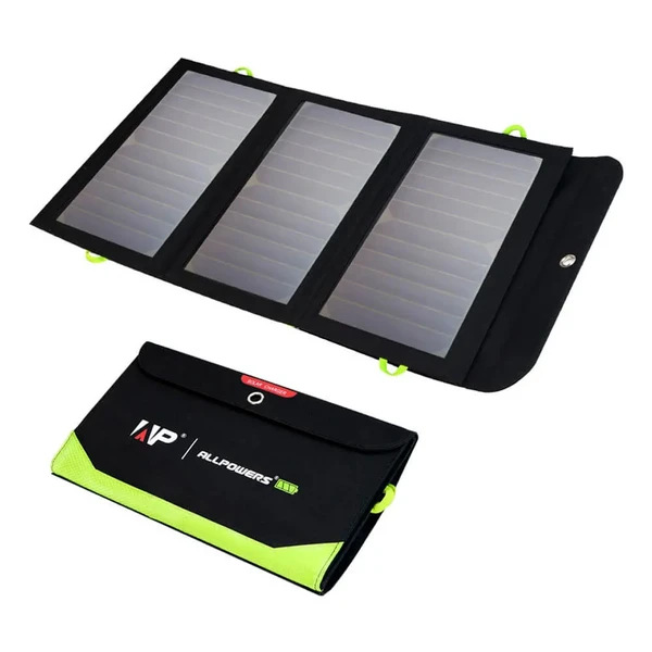 Портативна сонячна панель Allpowers 21W Dual USB
