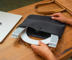 Алюминиевая портативная подставка Twelve South Curve Flex White для ноутбука | MacBook с регулировкой высоты и угла наклона, подходит для 10"-17" - Фото 5